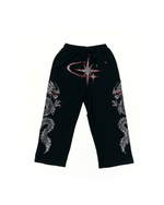 DYNASTY RHINESTONE SWEATPANTS