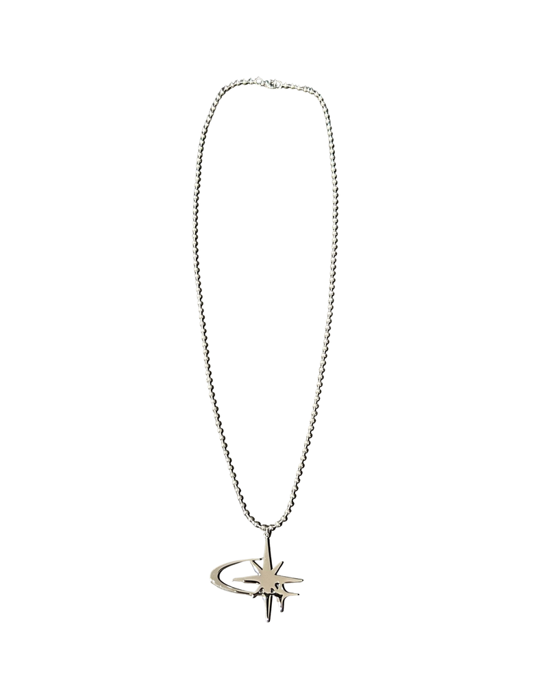 DYNASTY CHROME SILVER NECKLACE