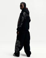 DYNASTY RHINESTONE SWEATPANTS