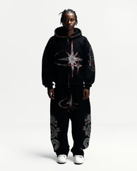 DYNASTY RHINESTONE TRACKSUIT [SET]