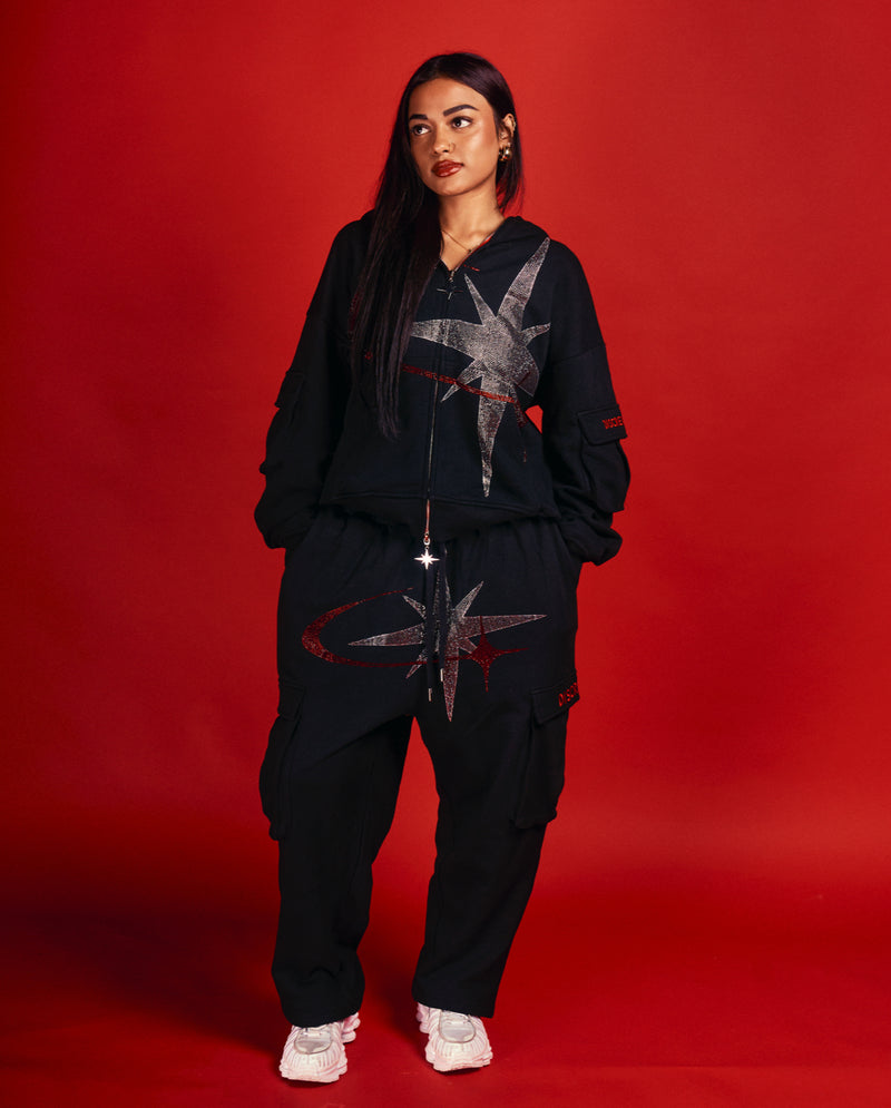 ORIGIN RHINESTONE TRACKSUIT [SET]