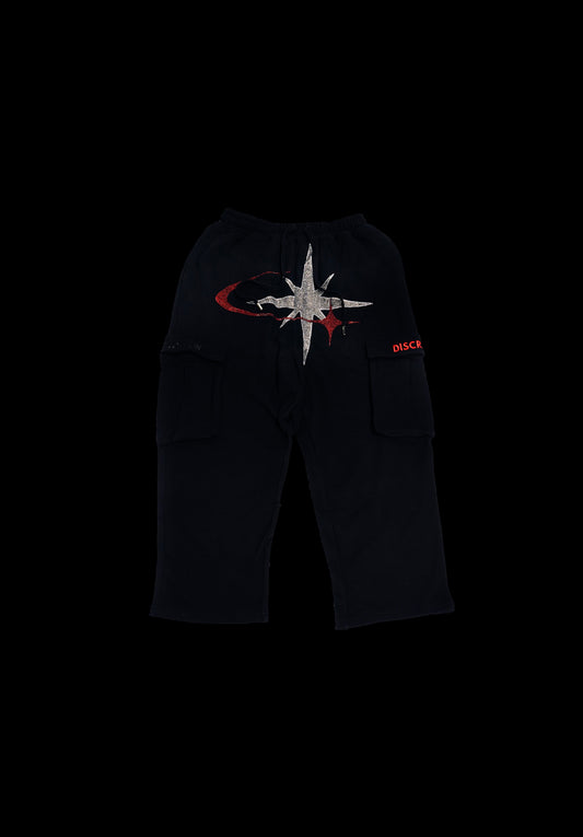 ORIGIN RHINESTONE CARGO TRACK PANTS
