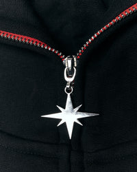 DYNASTY RHINESTONE ZIP HOODIE
