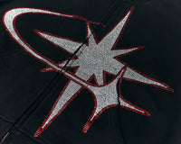 DYNASTY RHINESTONE ZIP HOODIE